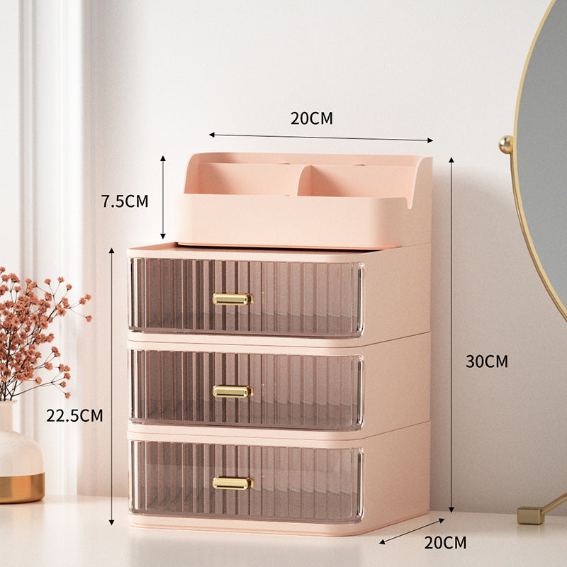 Desktop Drawer Cosmetics Storage Box - Fashionner