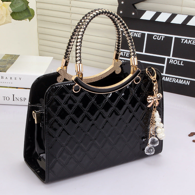 Lingge Shoulder Bags Women Handbags Messenger Bag - Fashionner