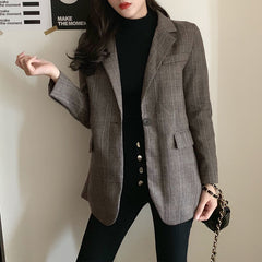 British style retro blazer for women