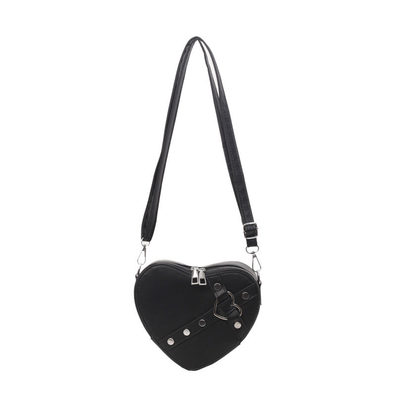 Women's Crossbody High-grade Heart-shaped Box Bag - Fashionner