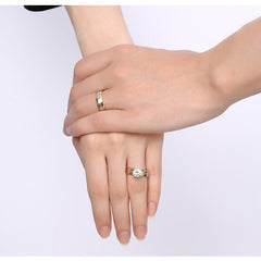 Decorative couple ring