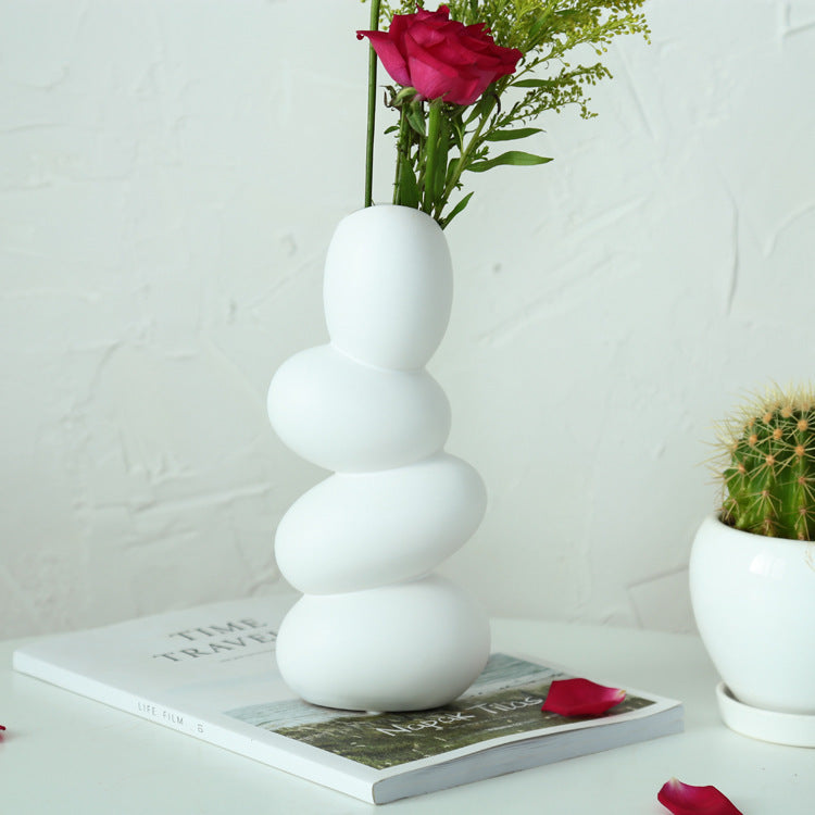 Simple Ceramic Hydroponic Vase Decoration Ornaments