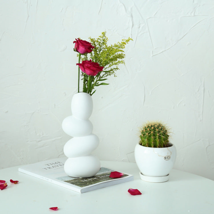 Simple Ceramic Hydroponic Vase Decoration Ornaments