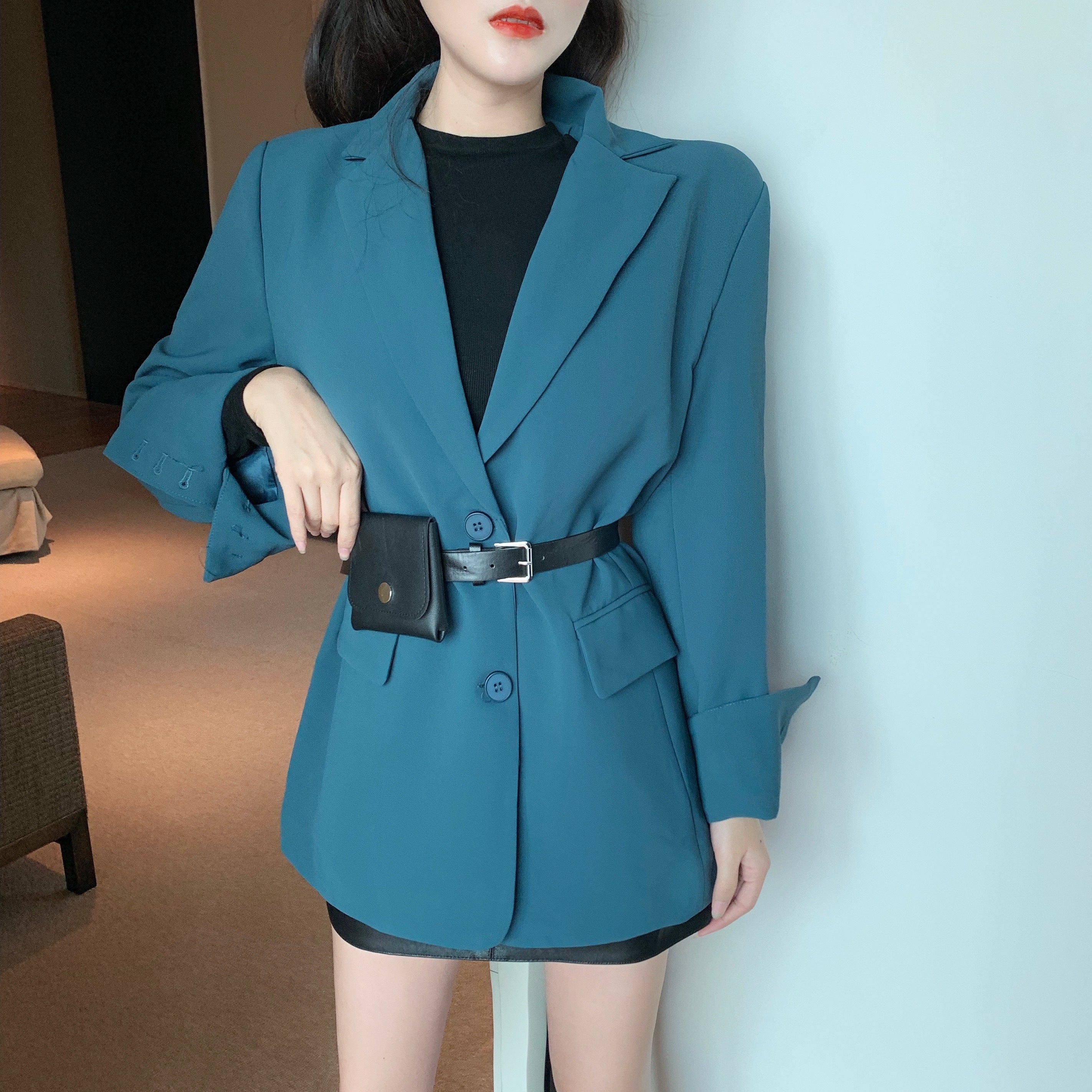 British style retro blazer for women