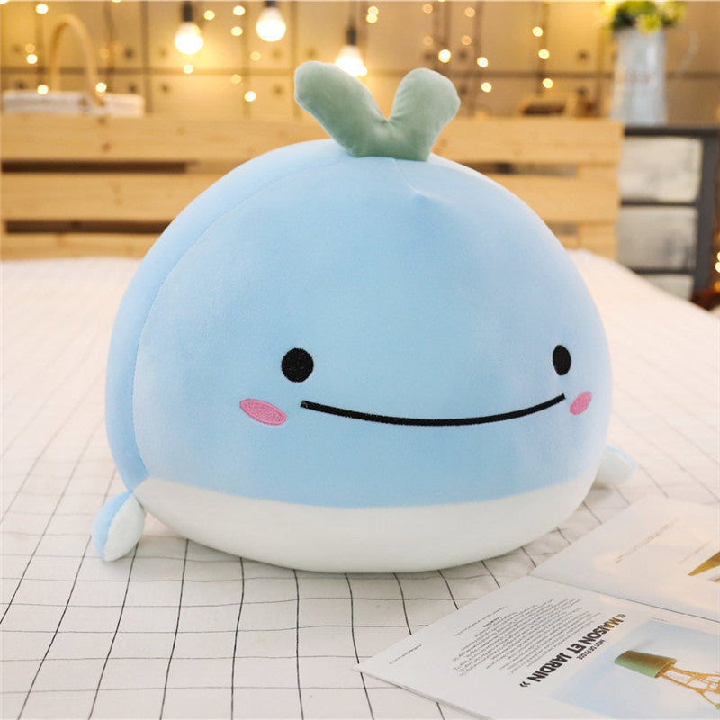 Whale plush toy doll