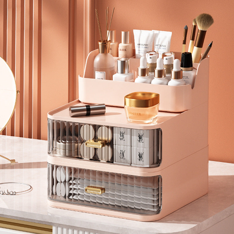 Desktop Drawer Cosmetics Storage Box - Fashionner