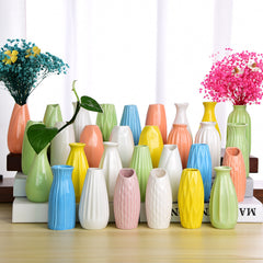 Ceramic Small Vase Mini Flower Arrangement Hydroponic Simple Decorative Ornaments