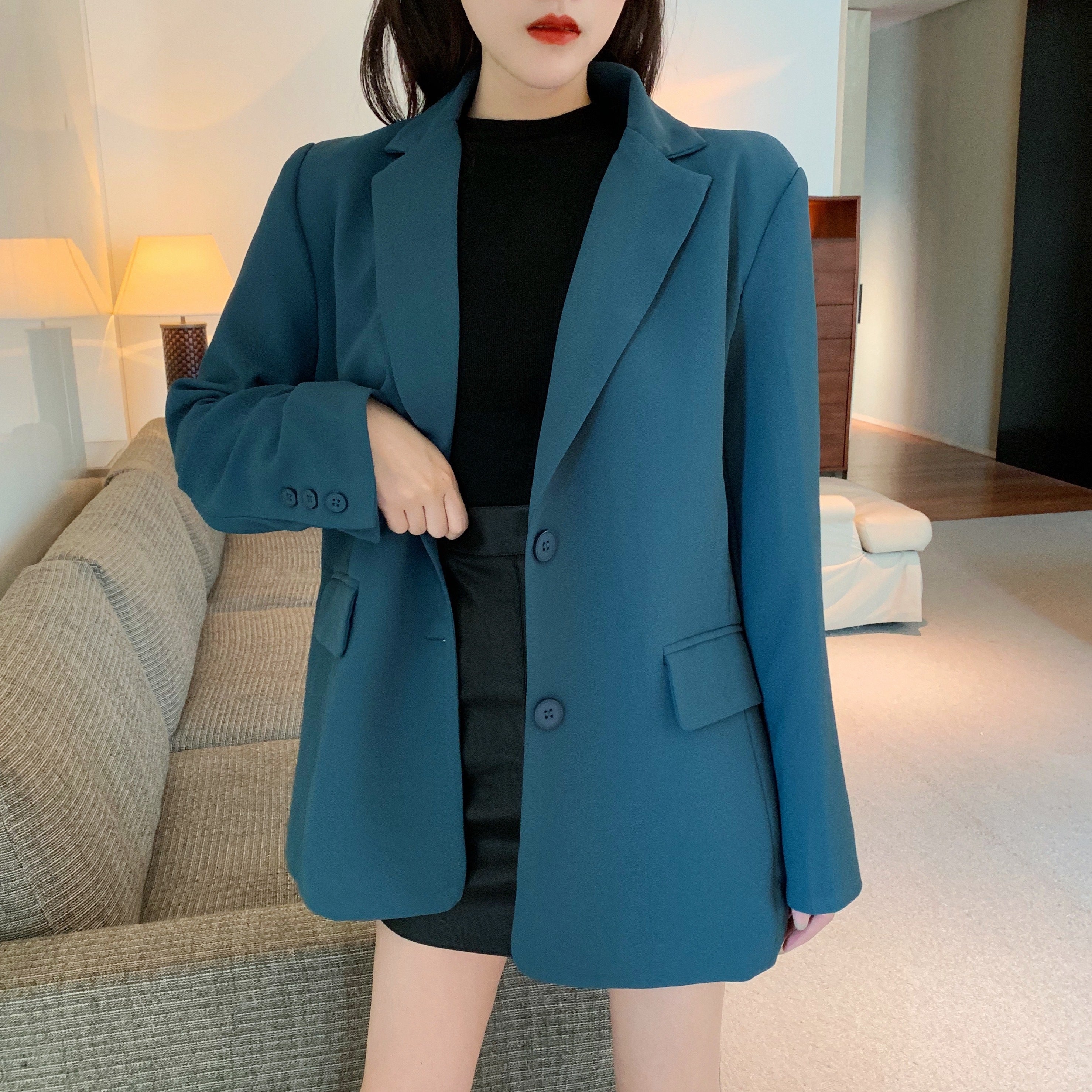 British style retro blazer for women