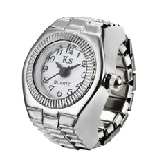 Alloy Creative Couple Ring Shape Watch