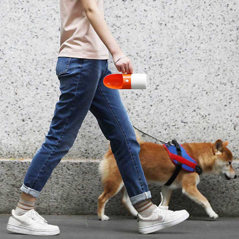 Pet Drinking Cup Pet Water Bottle Convenient Easy To Use Splash-Proof Splash-Proof One-Key Lock ABS Standard - Fashionner