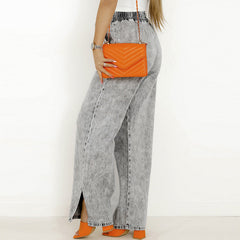 All-matching Light Color Casual Wide-leg Pants