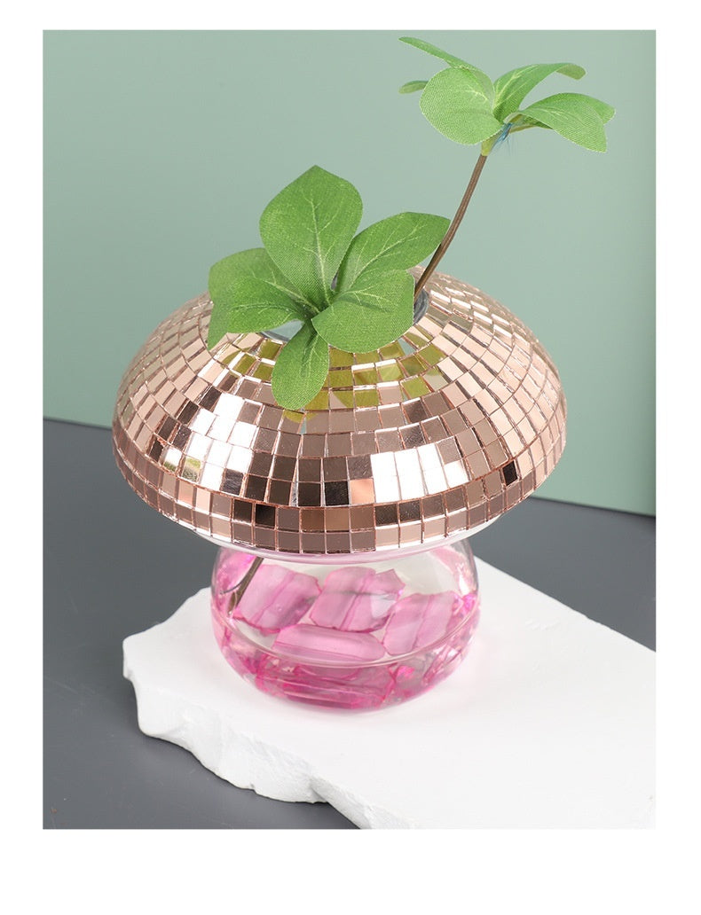 Glass High-grade Transparent Hydroponic Flower Living Room Decoration