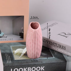 Ceramic Small Vase Mini Flower Arrangement Hydroponic Simple Decorative Ornaments