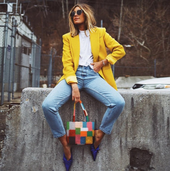 Women's Blazer yellow jacket