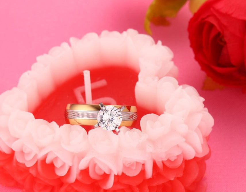 Decorative couple ring