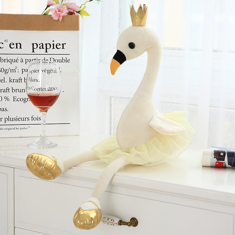 Swan doll plush toy