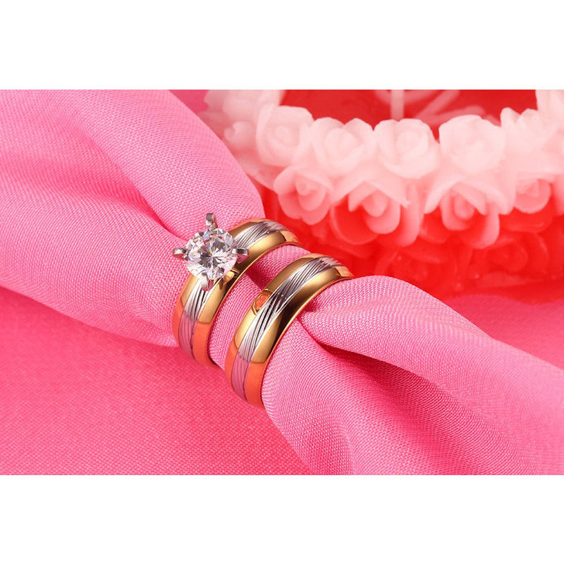 Decorative couple ring