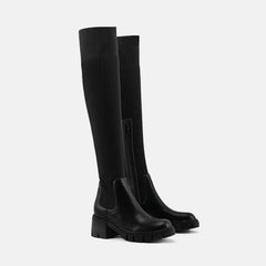 High Heel Springy Thigh Boot Women - Fashionner