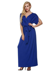 4XL Big Size Dress Elegant Women Long Dresses Summer Dresses