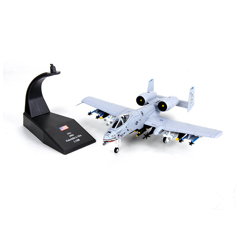 Attack Aircraft Model A-10 Aircraft Fighter Alloy Simulation