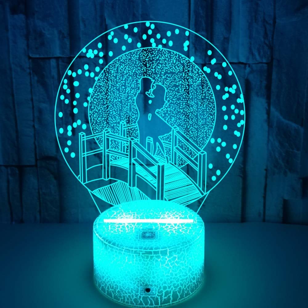 Lover Bridge 3D Small Night Lamp Gift Creative 3D