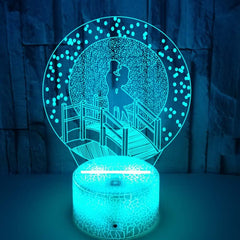 Lover Bridge 3D Small Night Lamp Gift Creative 3D