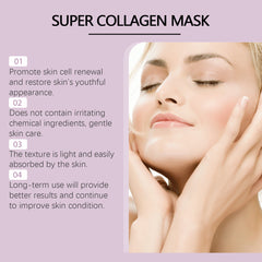 Collagen Moisturizing Mask Smoothen Fine Wrinkles