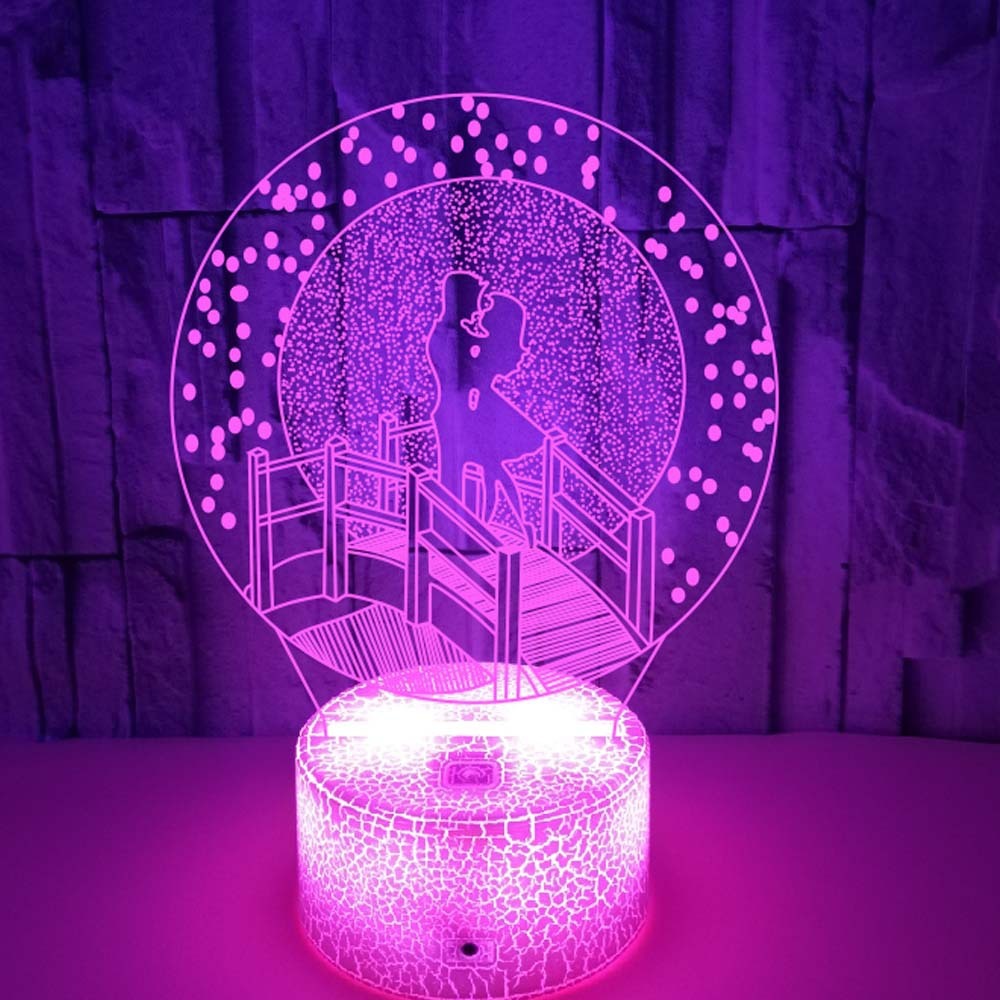 Lover Bridge 3D Small Night Lamp Gift Creative 3D