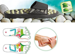 Therapy Slippers-Spring Acupressure and Magnetic Manual Therapy Accu Paduka Slippers for Full Body Blood Circulation