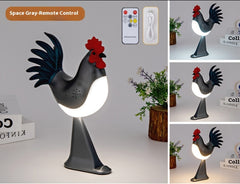 Creative USB Charging Rooster Decoration Table Lamp Home Decor