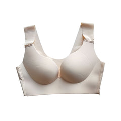 Seamless gather bra