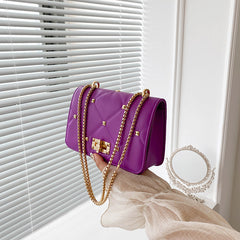 Summer Rivet Fashion Popular Chain Crossbody Shoulder Bag