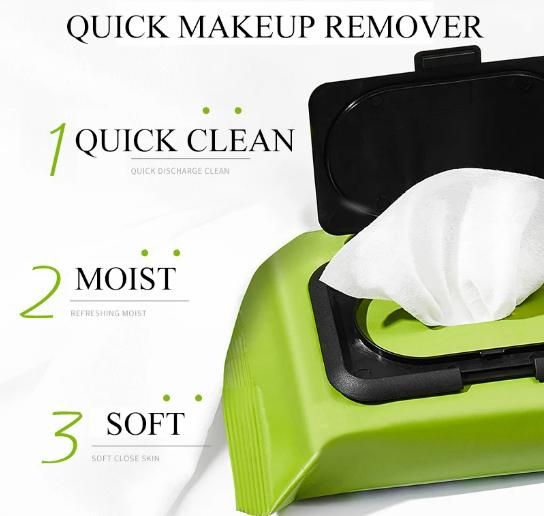 60pcs/bag Avocado Makeup Remover Wipes for Face Cleansing