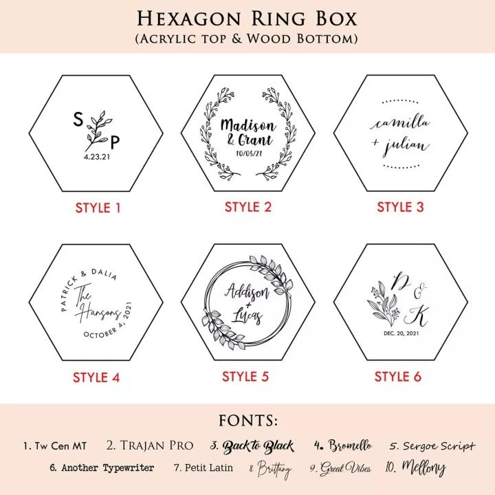 Creative Couple Gift Wedding Ring Box