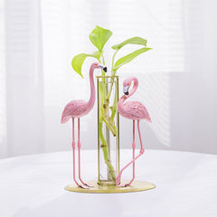 Room Decoration Girls Bedroom Flamingo Hydroponic Decoration