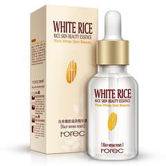 HOREC White Rice Whitening Serum Face Moisturizing Cream Anti Wrinkle Anti Aging Face Fine Lines Acne Treatment Skin Care 15ml