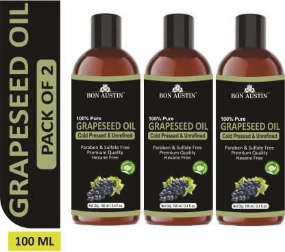 Bon Austin Premium Grapeseed Essential Oil (Pack Of 3)