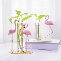 Room Decoration Girls Bedroom Flamingo Hydroponic Decoration