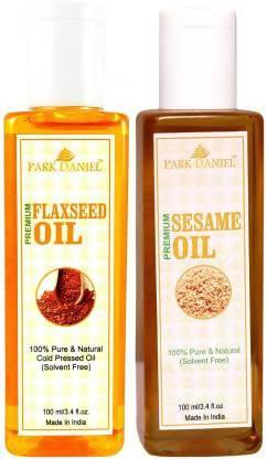 Park Daniel Flaxseed & Sesame Essential Oil (Pack of 2)