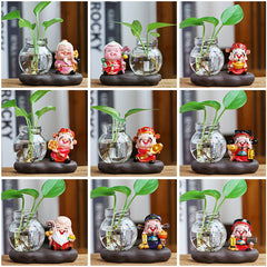 Lucky Jinbao Decoration Hydroponic Vase