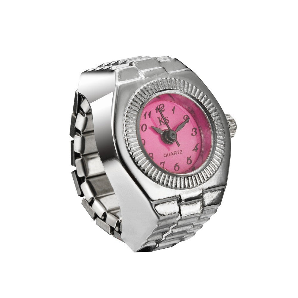 Alloy Creative Couple Ring Shape Watch