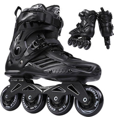 Inline Skates Professional Slalom Adult Roller Skating Shoes Sliding Free Skate Patins Size 35-46 - Fashionner