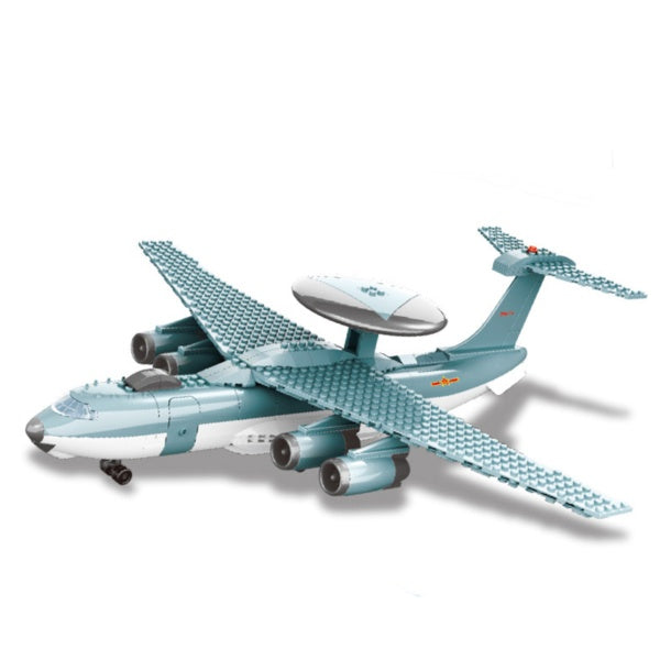 Fighter Military Assembled Plastic Building Block Aircraft