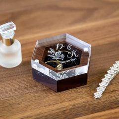 Creative Couple Gift Wedding Ring Box