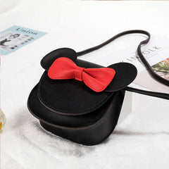 Trendy children messenger bag cute cartoon bow foreign style baby coin purse mini girl princess bag