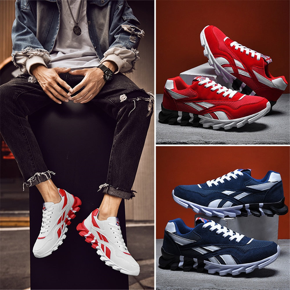 Women and Men Sneakers Breathable Running Shoes Outdoor Sport Fashion Comfortable Casual Couples Gym Shoes - Fashionner