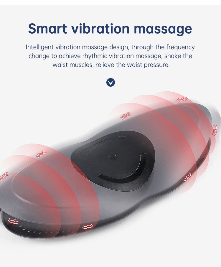 Waist Massager Lumbar Traction Inflatable Hot Compress Back Cervical Stretcher Massage Air Pressure Reduce Relief Pain - Fashionner