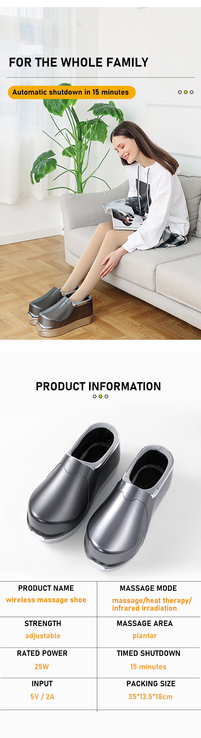 Multifunctional massage shoes Sole acupoint massage shoes - Fashionner