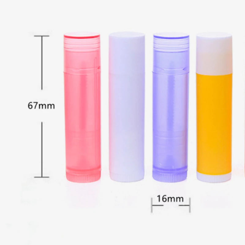 10pcs Lipstick Tube 5g Wholesale Mouth Wax Tube Lip Balm Tube Cosmetic Packaging Sub - Bottling Tube DIY Lipstick Production