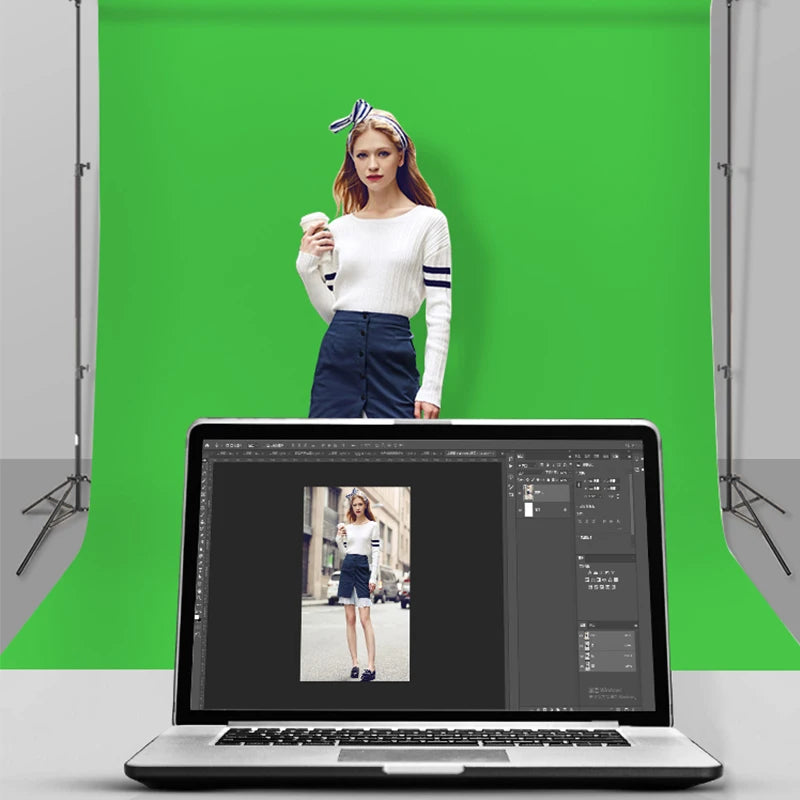 Photoshoot Green Screen Background for Photography Photo Booth Backdrop for Photoshoot Background Screen Video Recording Parties Curtain